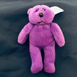 Purple beanie baby